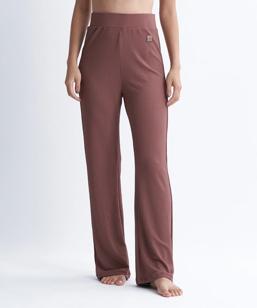 ROXY - uvはね除ける 混雑時かばい立て 「/ロキシー」24SS LIBERTY PANTS/水陸両用ラッシュガードリブフレアパンツ(海水着) レディース