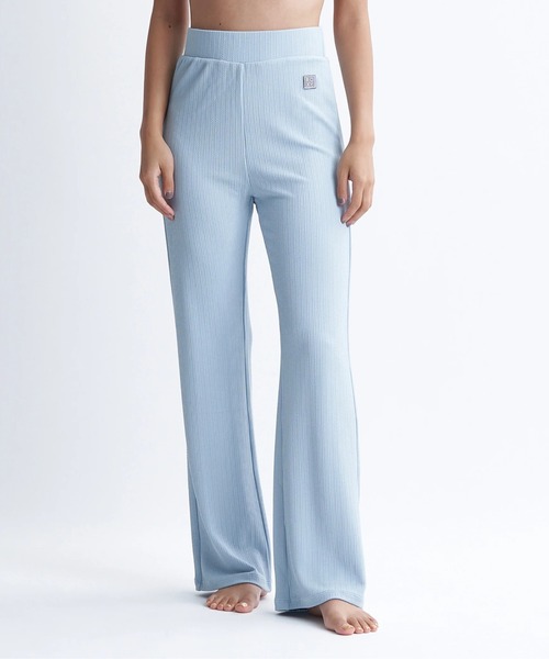 ROXY - uvはね除ける 混雑時かばい立て 「/ロキシー」24SS LIBERTY PANTS/水陸両用ラッシュガードリブフレアパンツ(海水着) レディース
