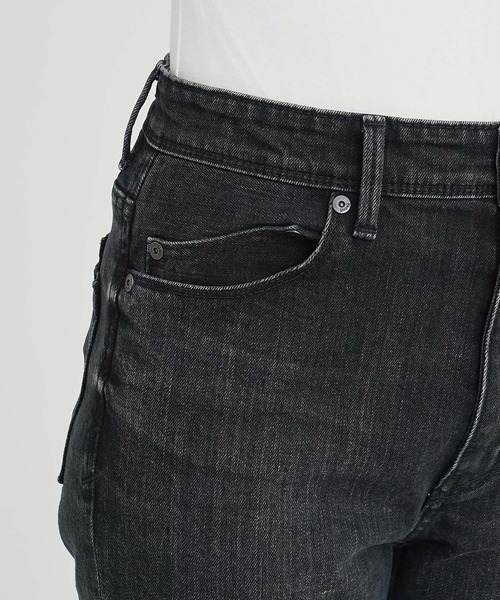YANUK 「YANUK」 加工ブーツカットデニムパンツ 23inch ブラック