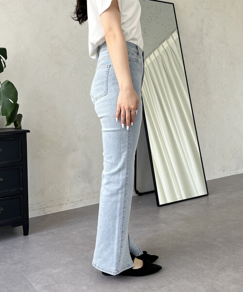 prose verse ジーンズ デニム デニムパンツ センタースリット