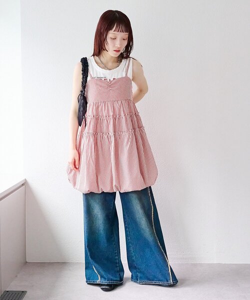 w closet（ダブルクローゼット） ワンピース 「バズりアイテム/4色