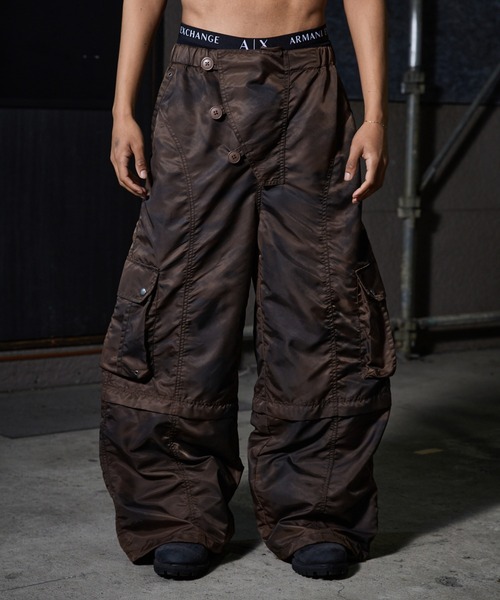 ANDER HUNK カーゴパンツ 2way Breached Nylon Cargo Pants