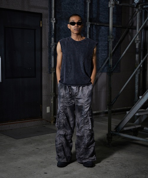 UNDERCOVER◇20AW/コットンツイルレイヤードアーミーカーゴパンツ/3