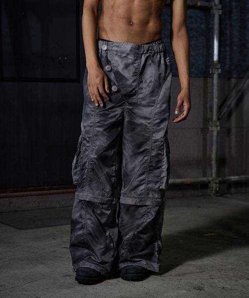 ANDER HUNK カーゴパンツ 2way Breached Nylon Cargo Pants