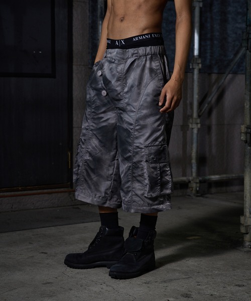 ANDER HUNK ワイドパンツ カーゴパンツ 2way Breached Nylon Cargo