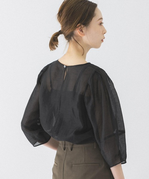 「URBAN RESEARCH ROSSO WOMEN」 長袖ブラウス FREE オレンジ系その他 レディース URBAN RESEARCH ROSSO WOMEN（アーバンリサーチ ロッソ）の「UV