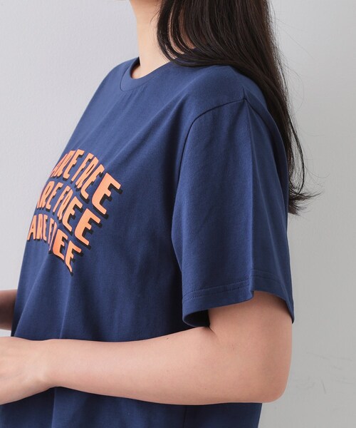 OPAQUE.CLIP（オペークドットクリップ） tシャツ カラーロゴTシャツ