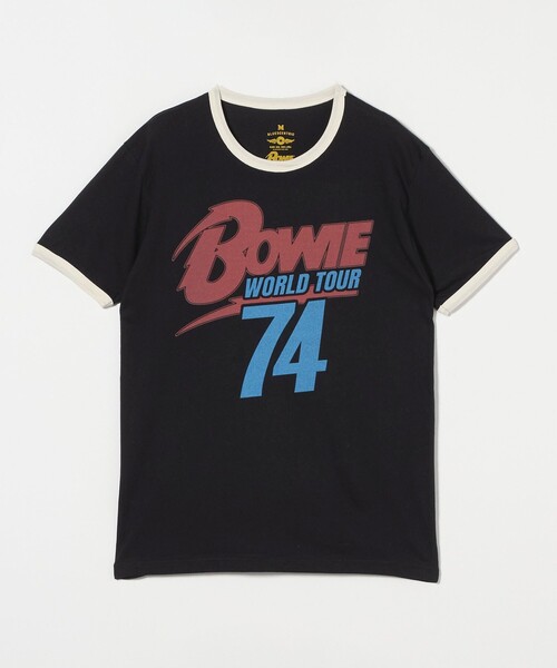 tシャツ 「BLUESCENTRIC」D BOWIE TOUR74 Tシャツ レディース