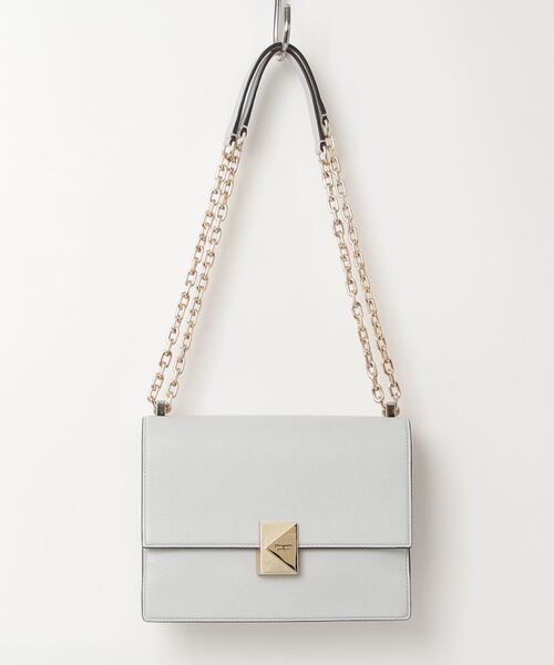 kate spade グレー レザーハンドバッグ ケイトスペードニューヨーク kate spade new york バッグ