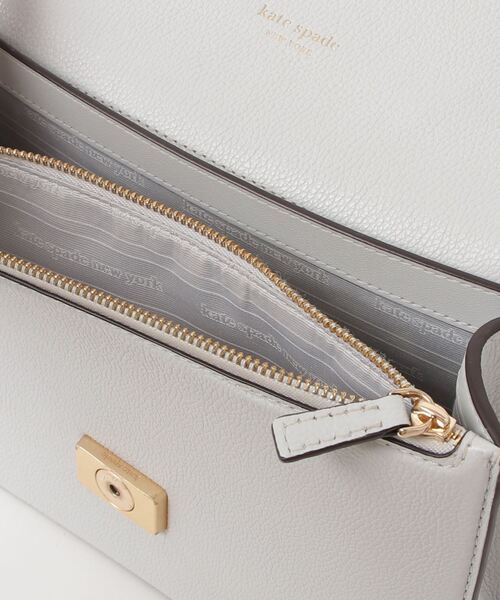 kate spade グレー レザーハンドバッグ ケイトスペードニューヨーク kate spade new york バッグ