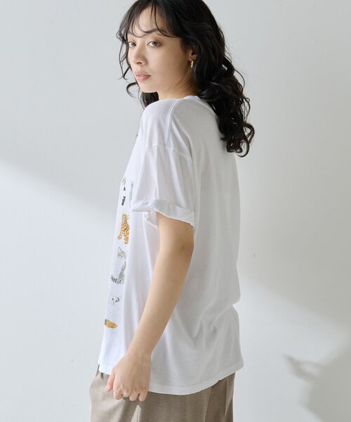 Whim Gazette tシャツ 「UNFORTUNATE PORTRAIT」Cats TEE