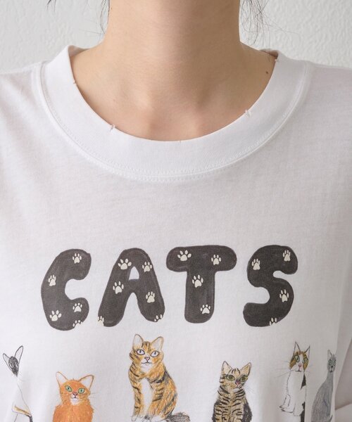 新品【UNFORTUNATE PORTRAIT】Cat SuitsTシャツ Whim Gazette tシャツ 「UNFORTUNATE PORTRAIT」Cats TEE