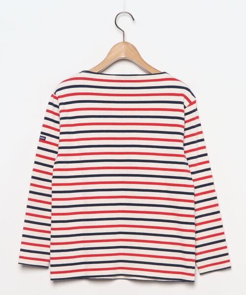 SAINT JAMES 赤 長袖Tシャツ SAINT JAMES 「SAINT JAMES」 長袖Tシャツ - レッド メンズ