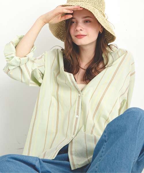 「URBAN RESEARCH Sonny Label」 長袖シャツ FREE ミント レディース
