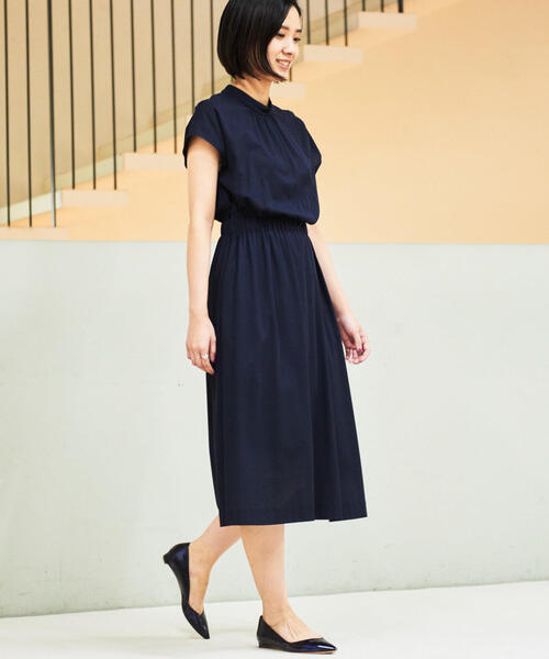 Ballsey（ボールジィ） ノースリーブワンピース 34 ネイビー