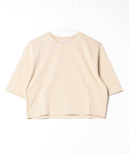 「BEAUTY&YOUTH UNITED ARROWS」 7分袖カットソー - ベージュ レディース
