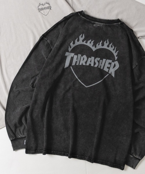 THRASHER（スラッシャー） tシャツ 「at」「THRASHER/スラッシャー