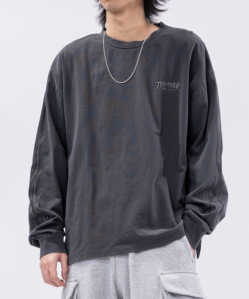 THRASHER（スラッシャー） tシャツ 「at」「THRASHER/スラッシャー