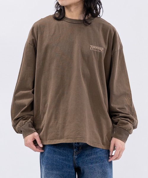 THRASHER（スラッシャー） tシャツ 「at」「THRASHER/スラッシャー