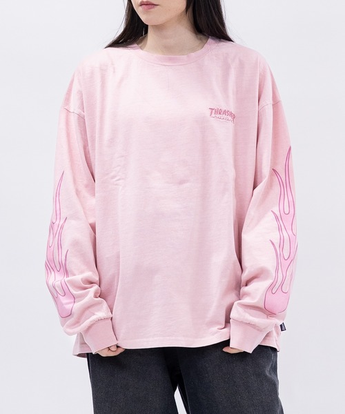 THRASHER（スラッシャー） tシャツ 「at」「THRASHER/スラッシャー