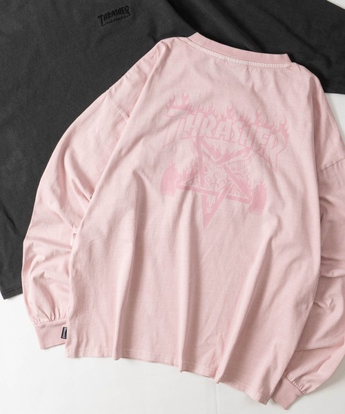 THRASHER（スラッシャー） tシャツ 「at」「THRASHER/スラッシャー