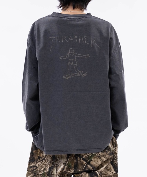 THRASHER（スラッシャー） tシャツ 「at」「THRASHER/スラッシャー