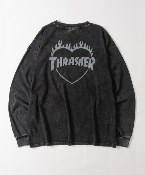 THRASHER（スラッシャー） tシャツ 「at」「THRASHER/スラッシャー