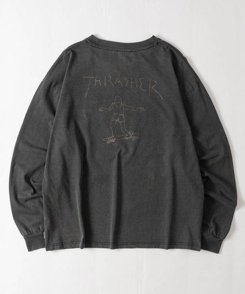 THRASHER（スラッシャー） tシャツ 「at」「THRASHER/スラッシャー