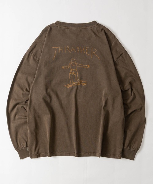 THRASHER（スラッシャー） tシャツ 「at」「THRASHER/スラッシャー