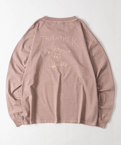 THRASHER（スラッシャー） tシャツ 「at」「THRASHER/スラッシャー