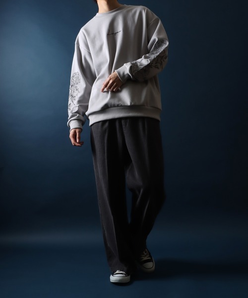 「ANPAS」 長袖Tシャツ L グレー メンズ