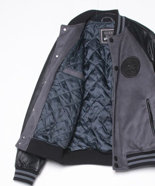 GUESS（ゲス） スタジャン VARSITY Bomber スタジャン アウター メンズ