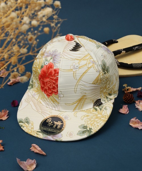 チャオ品です CIAO TOKYO（チャオ トーキョー） キャップ 帽子 和柄ベースボール