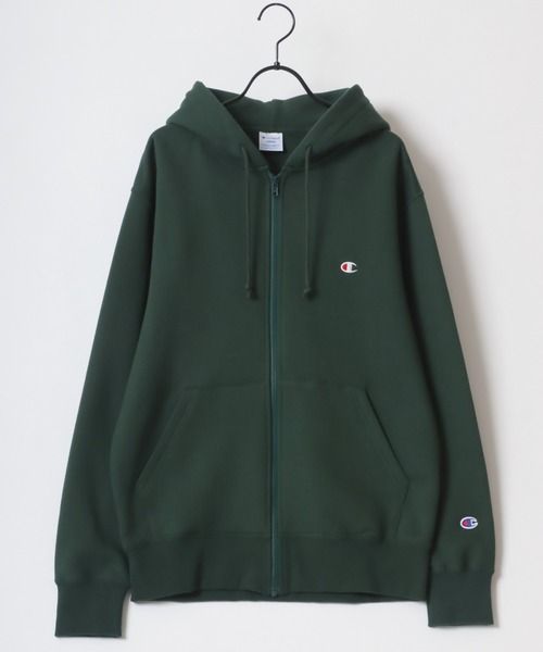 Champion グレー パーカー X-LARGE Champion 「Champion」 ジップアップパーカー X-LARGE グレー