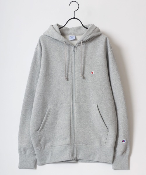 Champion グレー パーカー X-LARGE Champion 「Champion」 ジップアップパーカー X-LARGE グレー