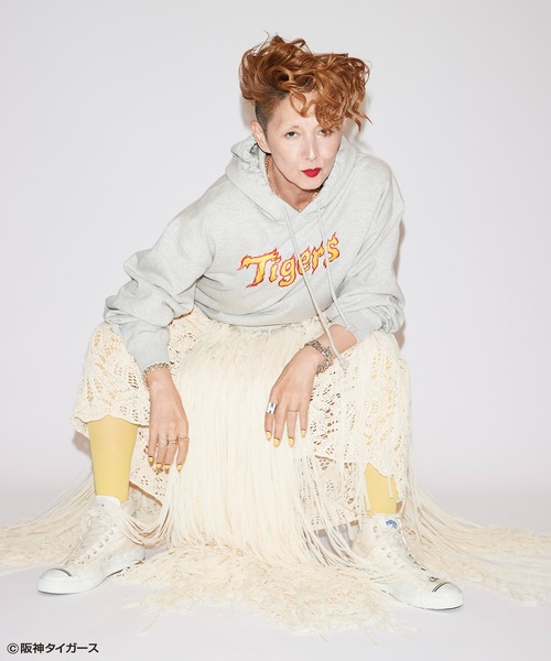 NOSTALVIA パーカー 阪神タイガース × ノスタルヴィア Tigers Fang