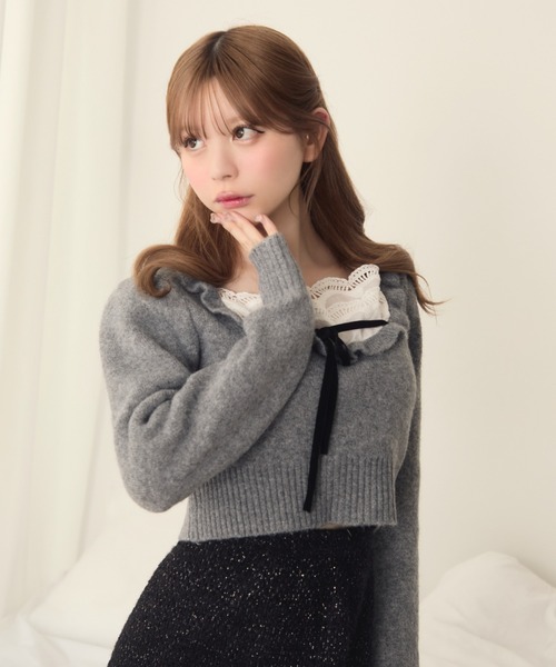 TITTY＆CO.（ティティーアンドコー） ニット セーター フロントフリル