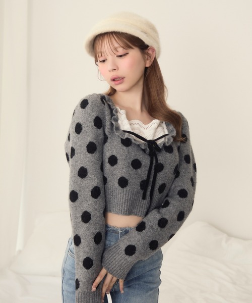 TITTY＆CO.（ティティーアンドコー） ニット セーター フロントフリル