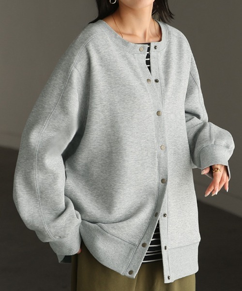 HUG.U（ハグユー） カーディガン ダンボールカーディガン レディース