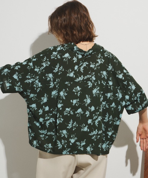 「Unitage」 半袖シャツ FREE ブラウン レディース_画像7