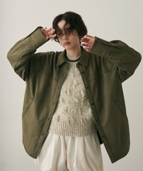 Trish（トリッシュ） コート アウター スエードライクCPOジャケット