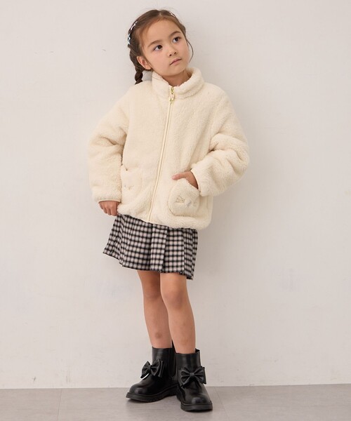 any FAM KIDS ベージュ リボン付きブーツ サイズ20センチ any FAM KIDS ベージュ リボン付きブーツ サイズ20センチ