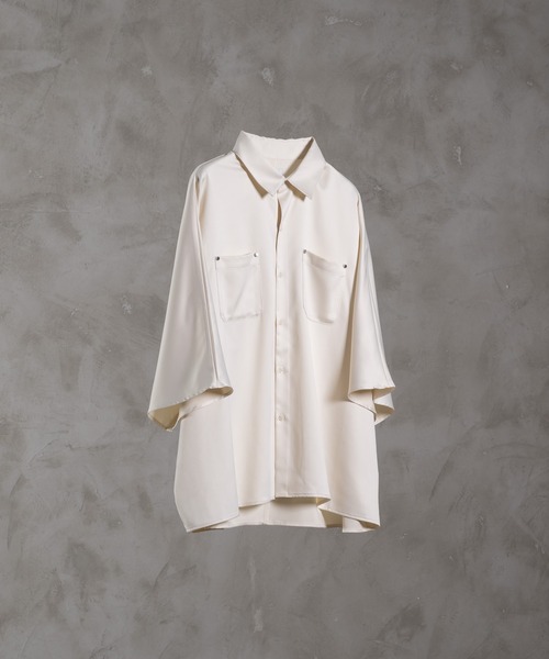 「ADRER」 半袖シャツ SMALL ブラック メンズ_画像2