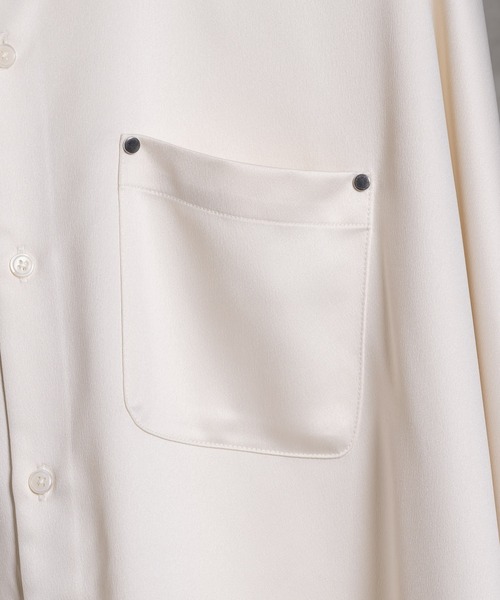 「ADRER」 半袖シャツ SMALL ブラック メンズ_画像6