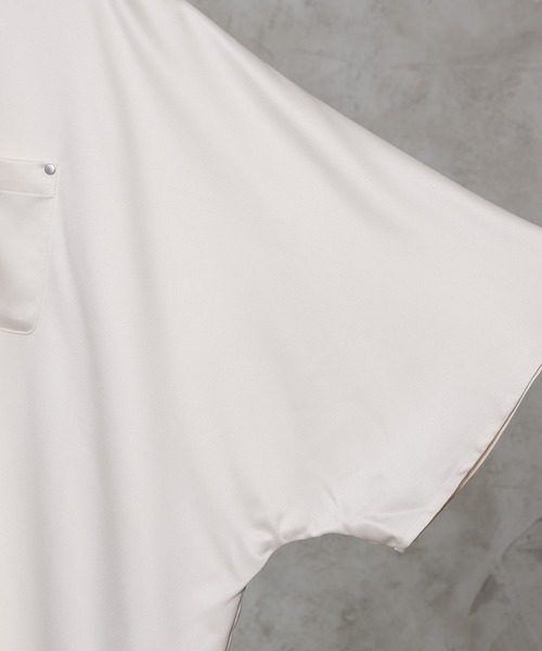 「ADRER」 半袖シャツ SMALL ブラック メンズ_画像7