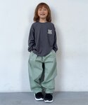 ワイドパンツ パンツ 「ジュニア対応」ワイドタ...の詳細画像3