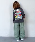 ワイドパンツ パンツ 「ジュニア対応」ワイドタ...の詳細画像4