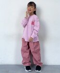ワイドパンツ パンツ 「ジュニア対応」ワイドタ...の詳細画像1