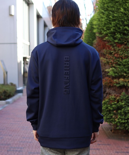 BRIEFING」 ジップアップパーカー M ネイビー メンズ BRIEFING