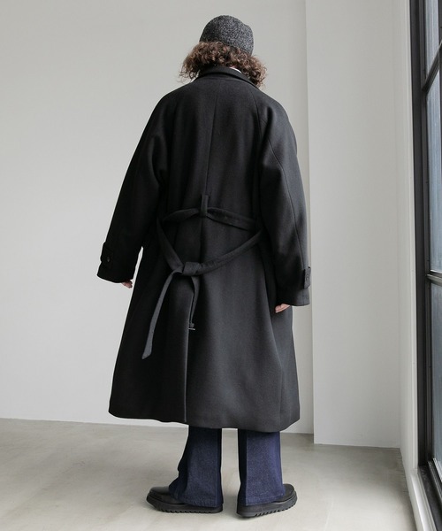 HARE（ハレ） チェスターコート MEDIUM バーガンディー メンズ